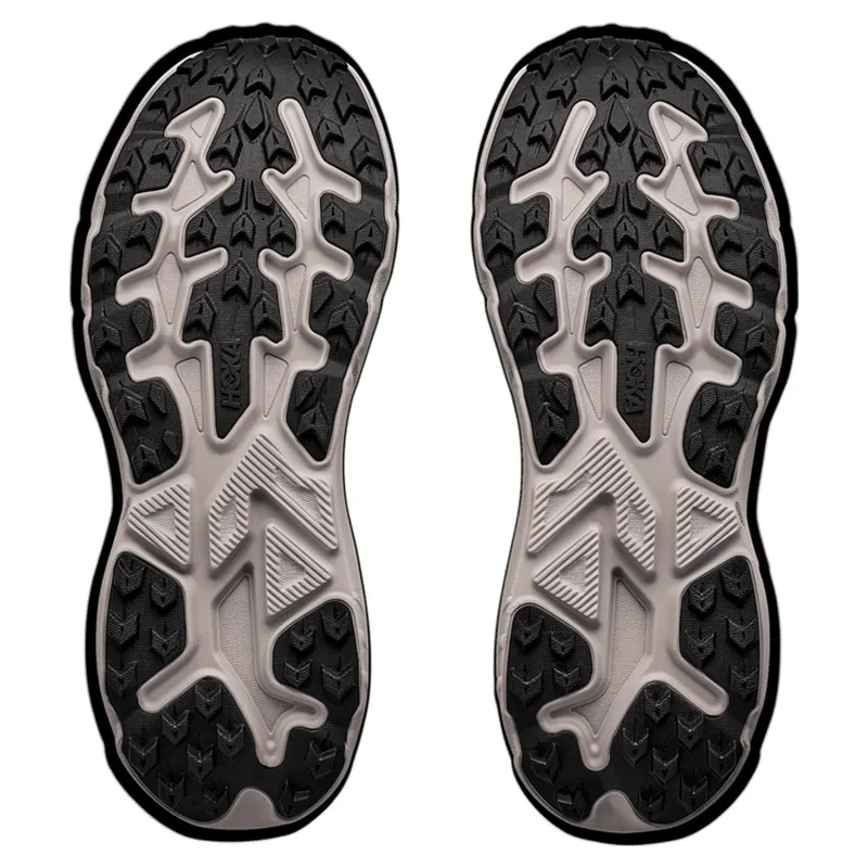 Hoka Challenger 8 Running Shoes Mens in Red Agate/River Rock Grey-1