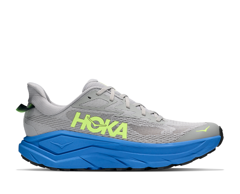 Hoka Challenger 8 Running Shoes Mens in Stardust/Virtual Blue