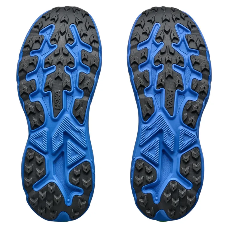 Hoka Challenger 8 Running Shoes Mens in Stardust/Virtual Blue-1