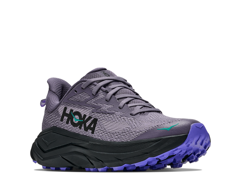 Hoka Challenger 8 Running Shoe Womens in Purple Fog/Black-5