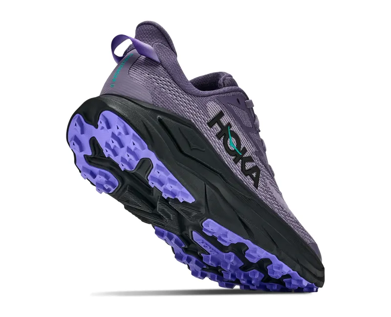 Hoka Challenger 8 Running Shoe Womens in Purple Fog/Black-2