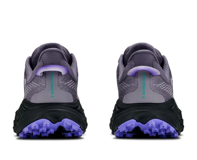 Hoka Challenger 8 Running Shoe Womens in Purple Fog/Black-6