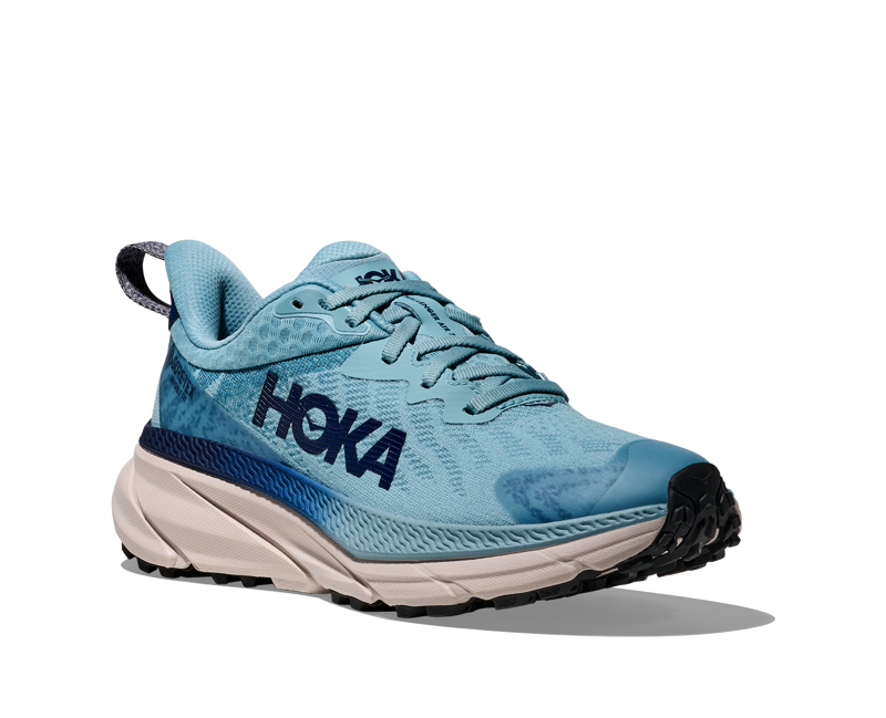 Hoka Challenger ATR 7 GTX Womens in Raindrop/Grout-4