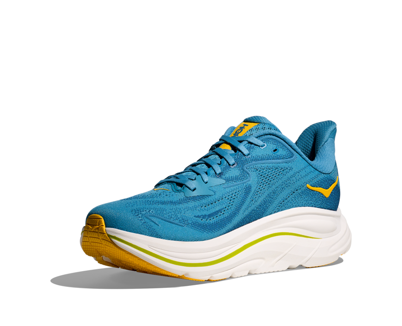 Hoka Clifton 10 Mens in Alpine Blue/Foggy Night-3
