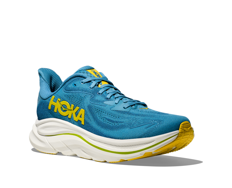 Hoka Clifton 10 Mens in Alpine Blue/Foggy Night-5