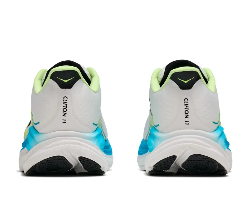 Hoka Clifton 11 Road Running Shoes Mens in Frost/Black-6