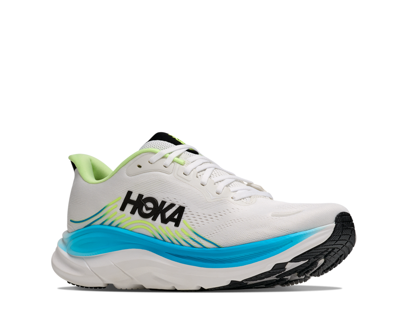 Hoka Clifton 11 Road Running Shoes Mens in Frost/Black-4