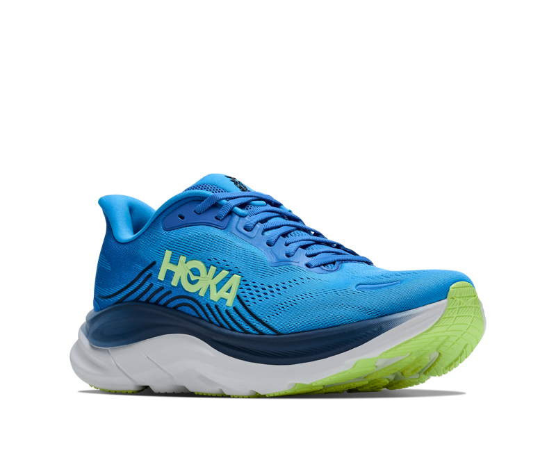 Hoka Clifton 11 Road Running Shoes Mens in Virtual Blue/Soft Cobalt-4