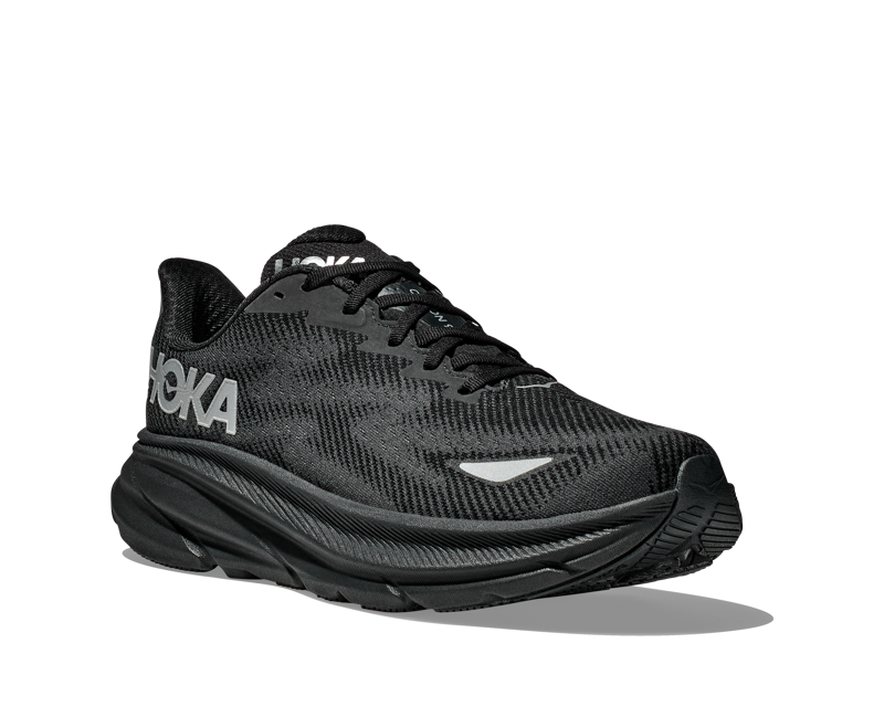 Hoka Clifton 9 GTX Mens in Black/Black-4