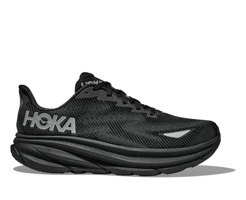 Hoka Clifton 9 GTX Womens in Black/Black