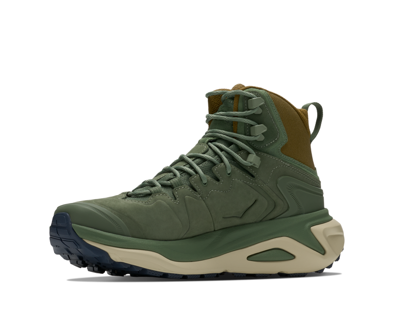Hoka Kaha 3 Gore-Tex Hiking Boot Mens in Nettle Leaf/Barley Flour-4