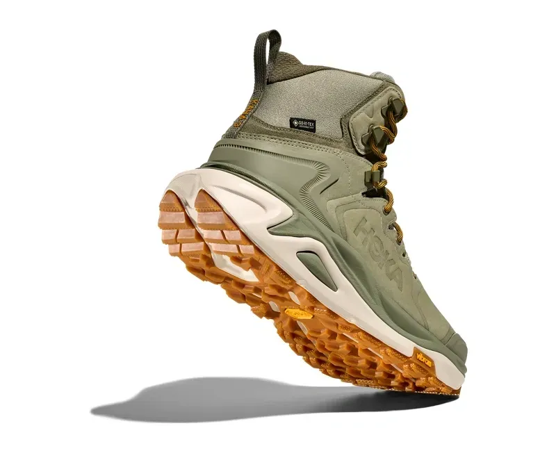 Hoka Kaha 3 Gore-Tex Hiking Boot Mens in Sea Moss/Oat Milk-2