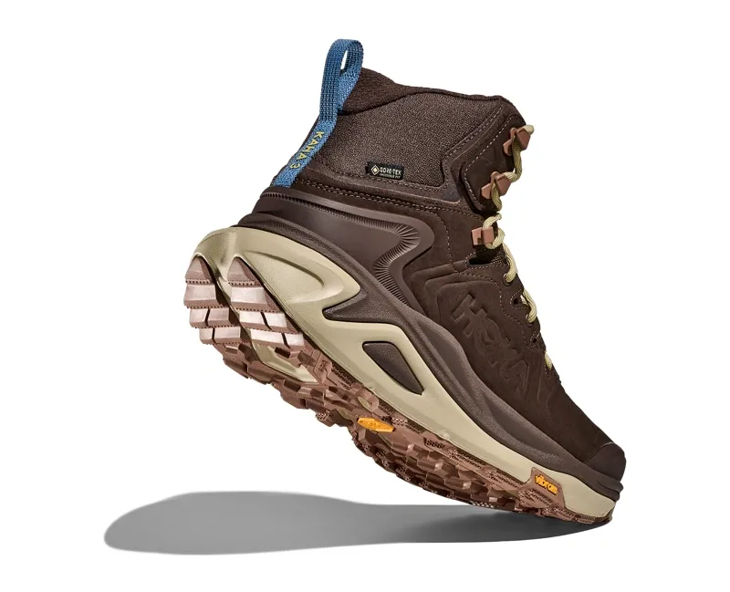 Hoka Kaha 3 Gore-Tex Hiking Boot Mens in Walnut/Oyster Mushroom-2