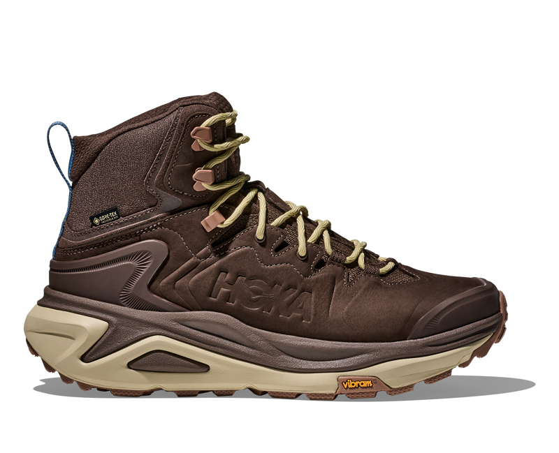Hoka Kaha 3 Gore-Tex Hiking Boot Mens in Walnut/Oyster Mushroom