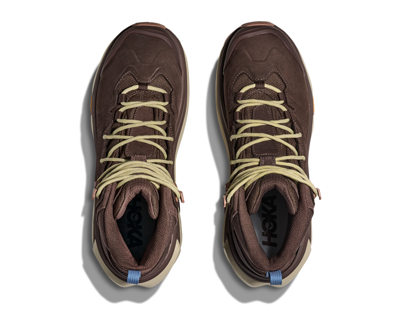 Hoka Kaha 3 Gore-Tex Hiking Boot Mens in Walnut/Oyster Mushroom-7