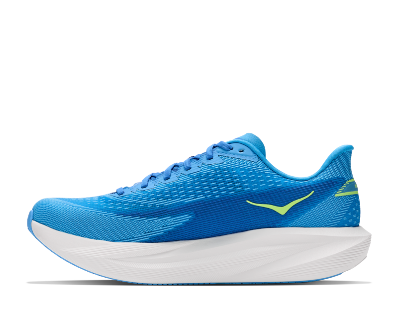 Hoka Mach 7 Running Shoe Mens in Virtual Blue/Soft Cobalt-3