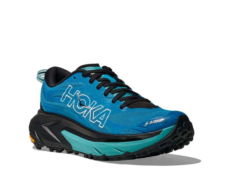 Hoka Mafate 5 Mens in Skyward Blue/Black-2