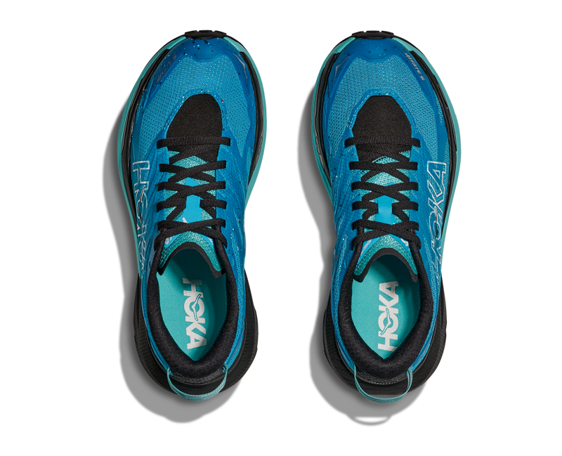 Hoka Mafate 5 Womens in Skyward Blue/Black-6