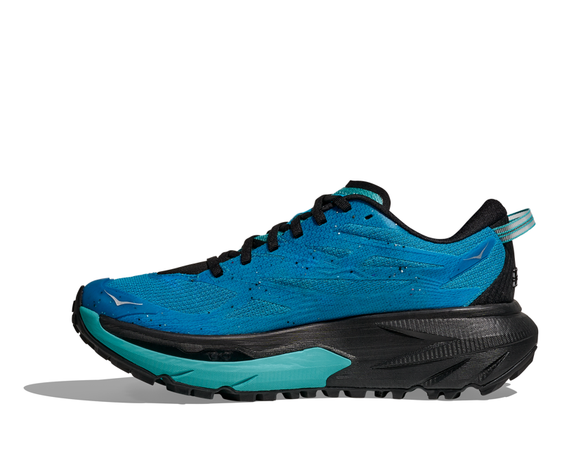 Hoka Mafate 5 Womens in Skyward Blue/Black-3