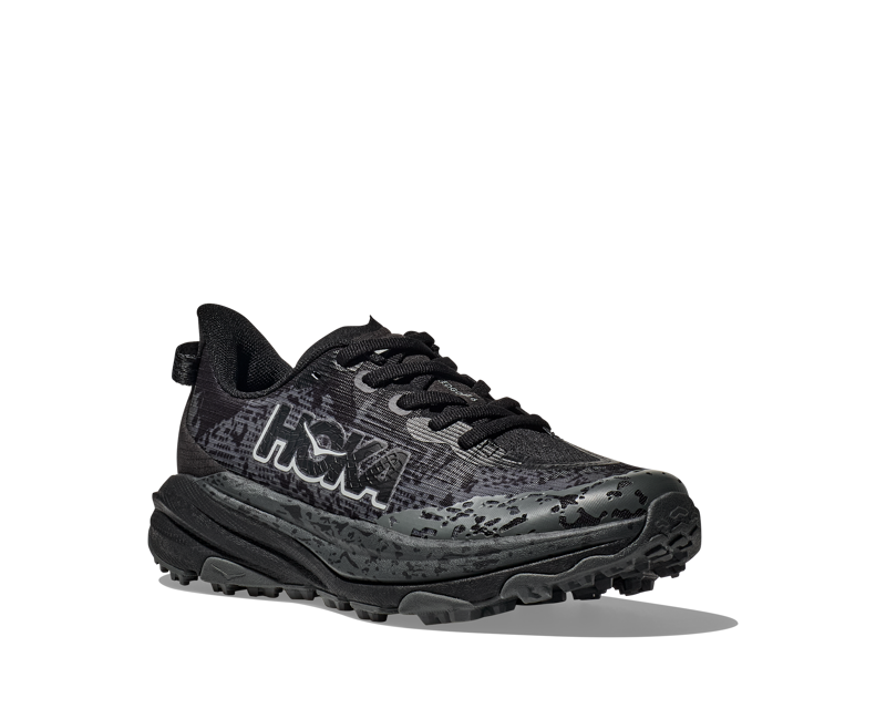 Hoka Speedgoat 6 Kids in Obsidian/Outer Orbit-3