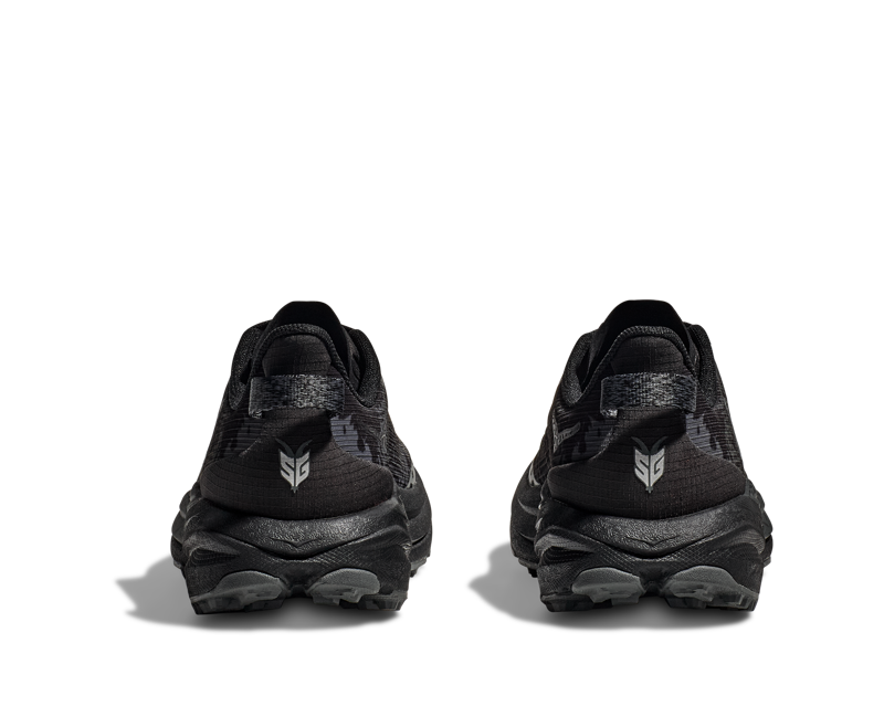 Hoka Speedgoat 6 Kids in Obsidian/Outer Orbit-4