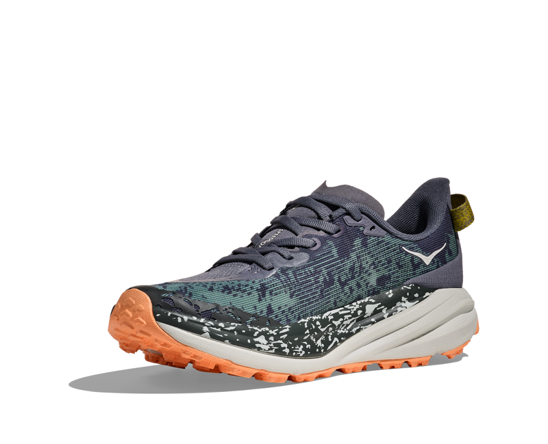 Hoka Speedgoat 6 Womens in Grey Skies/Cosmic Grey-4