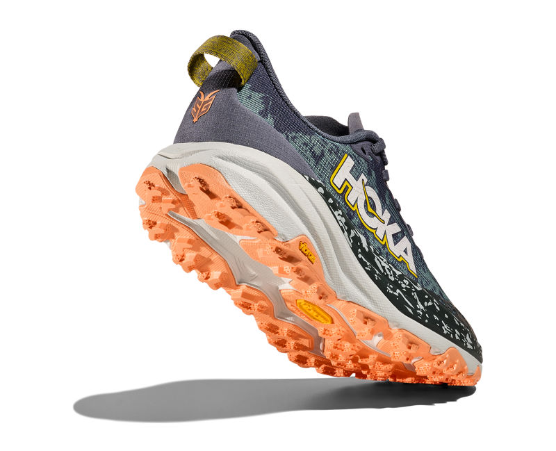 Hoka Speedgoat 6 Womens in Grey Skies/Cosmic Grey-7