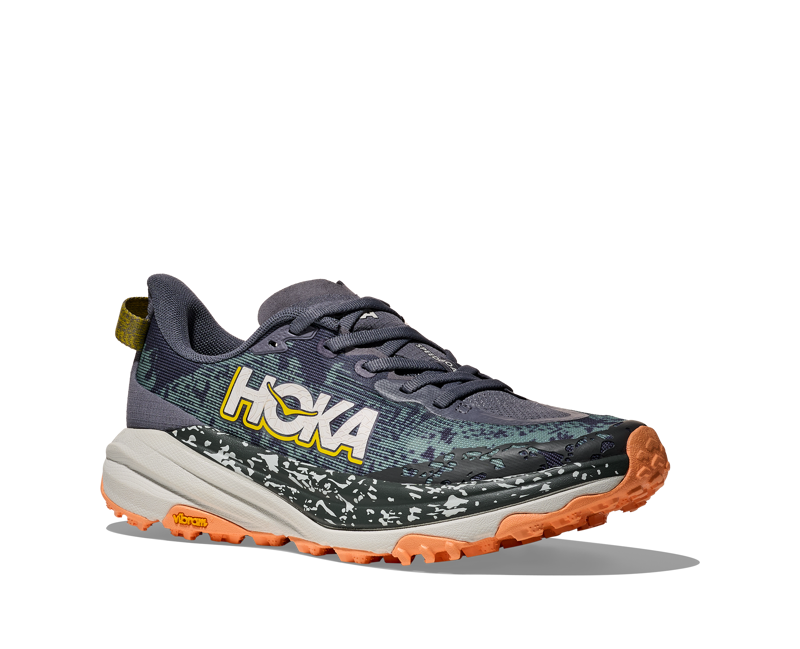 Hoka Speedgoat 6 Womens in Grey Skies/Cosmic Grey-6