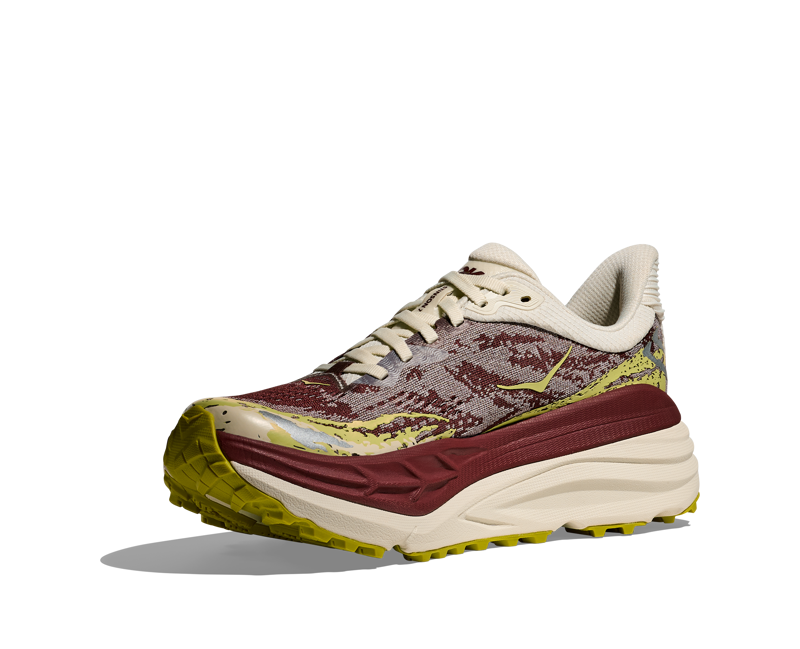 Hoka Stinson 7 Womens in Truffle Salt/Dark Cedar-3