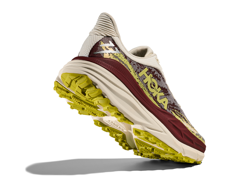 Hoka Stinson 7 Womens in Truffle Salt/Dark Cedar-7