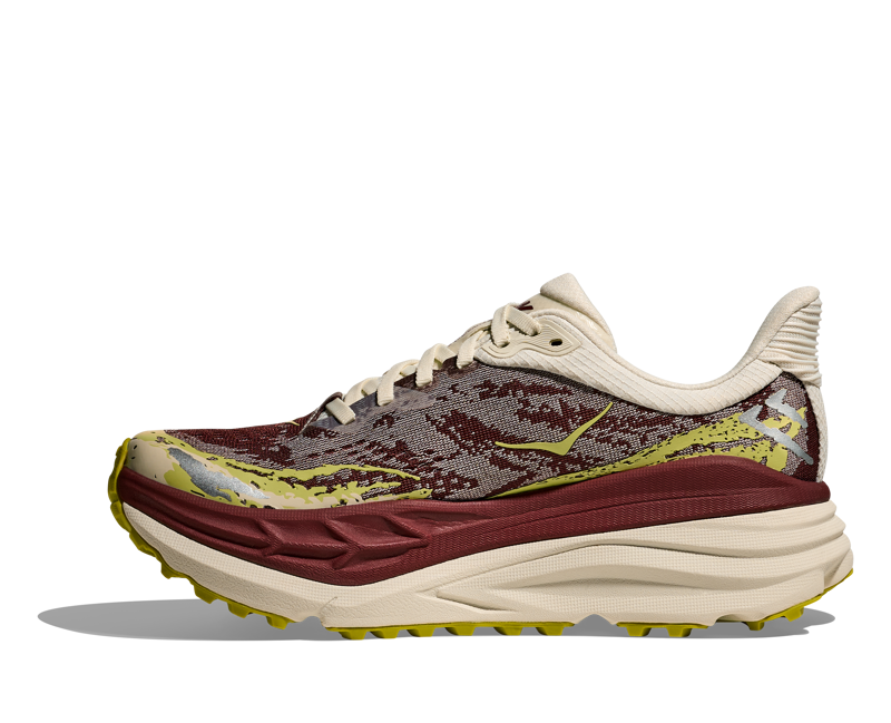 Hoka Stinson 7 Womens in Truffle Salt/Dark Cedar-4