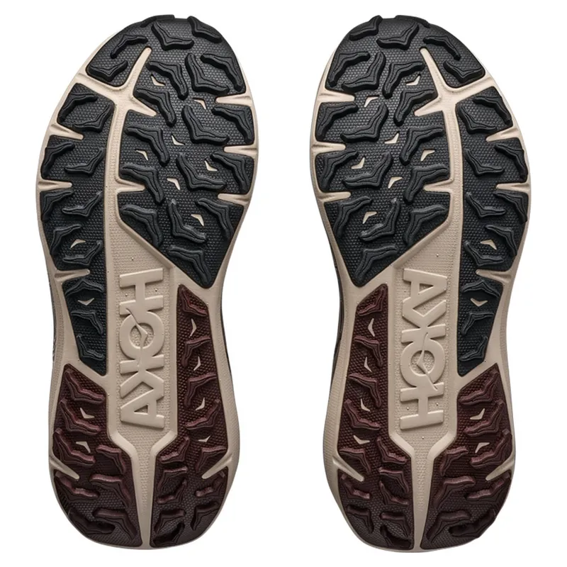 Hoka Stinson 8 Running Shoes Mens in River Rock Grey/Spiced Chocolate-1