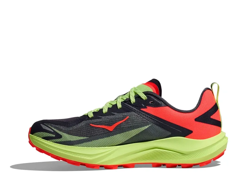 Hoka Zinal 3 Trail Running Shoes Womens in Squid Ink/Neon Yuzu-3