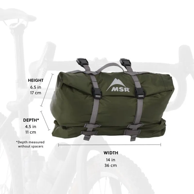 MSR Hubba Hubba Bikepack 1 Person Tent in Green-9