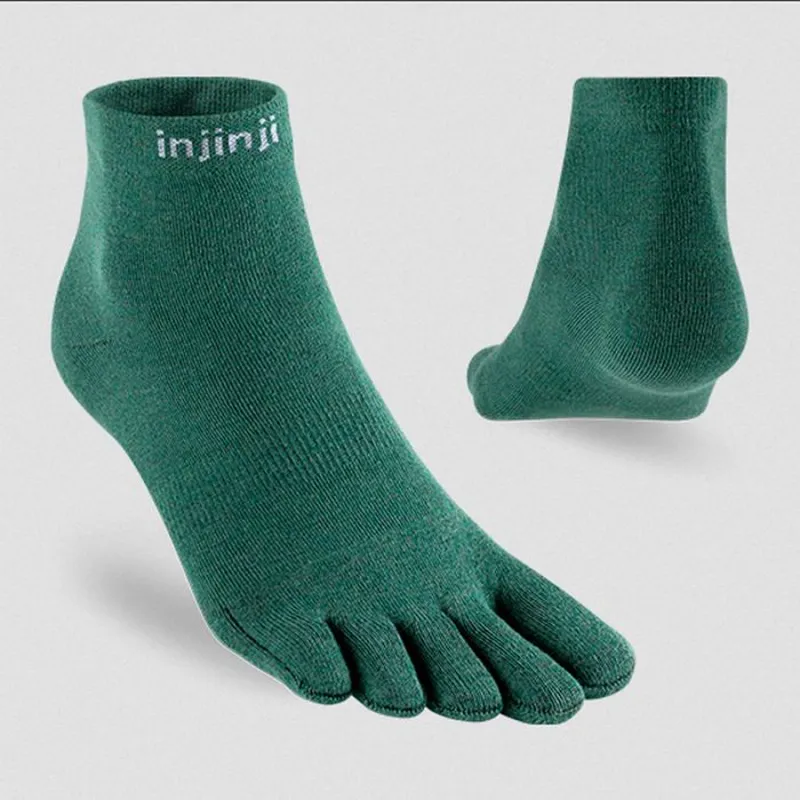Injinji Liner Mini Crew Unisex in Agave-1