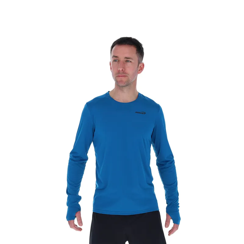 Inov8 Performance Long Sleeve T-Shirt Mens in Blue