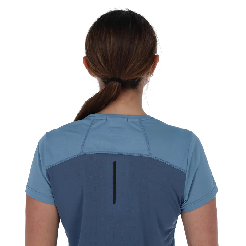 Inov8 Performance Short Sleeve T-Shirt Womens in Blue Grey/Slate-3