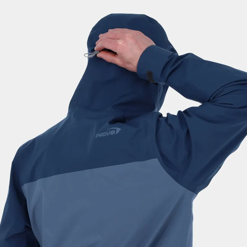 Inov8 VentureLite Jacket FZ Mens in Navy/Slate-2