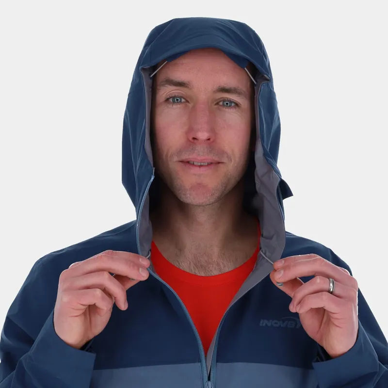 Inov8 VentureLite Jacket FZ Mens in Navy/Slate-1