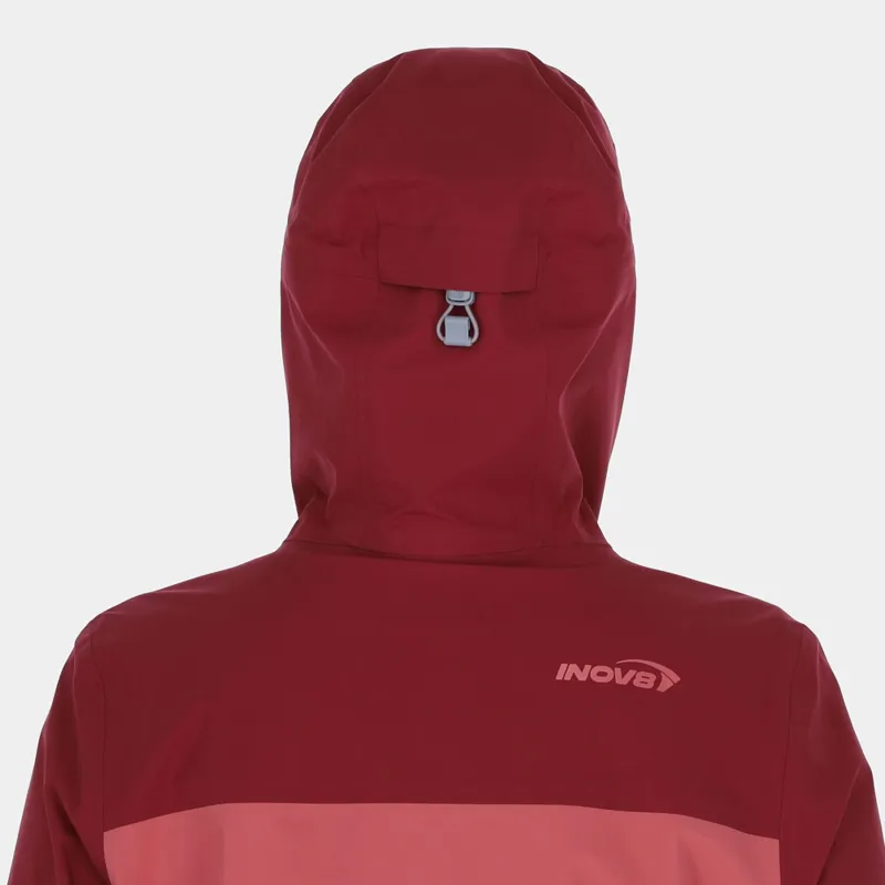 Inov8 VentureLite Jacket FZ Womens in Burgundy/Dusty Rose-3