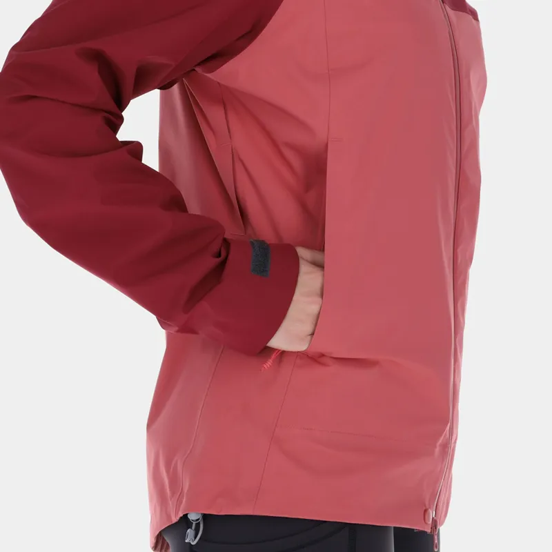 Inov8 VentureLite Jacket FZ Womens in Burgundy/Dusty Rose-4