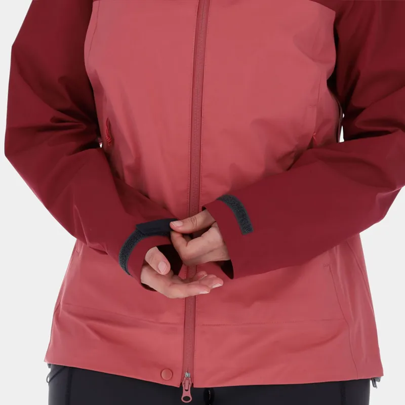 Inov8 VentureLite Jacket FZ Womens in Burgundy/Dusty Rose-5