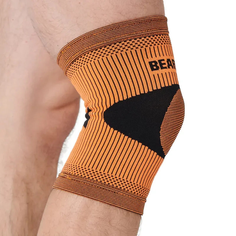 Bearhug Knee Compression Support Sleeve in Orange-2