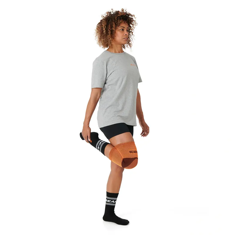 Bearhug Knee Compression Support Sleeve in Orange-4