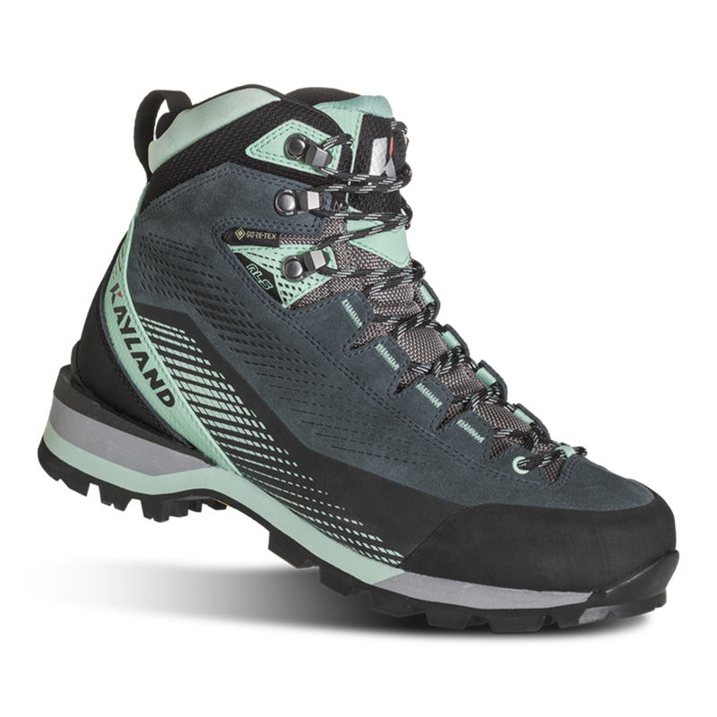 Kayland Grand Tour GTX Hiking Boots Womens in Grey/Light Green