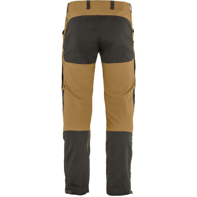 Fjallraven Keb Trousers Mens in Dark Grey/Buckwheat Brown-1