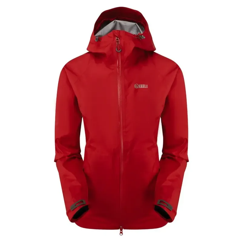 Keela Cairn Waterproof Jacket Womens in Racing Red-1