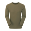 Keela Merino Long Sleeve Round Neck Top Mens in Covert Green