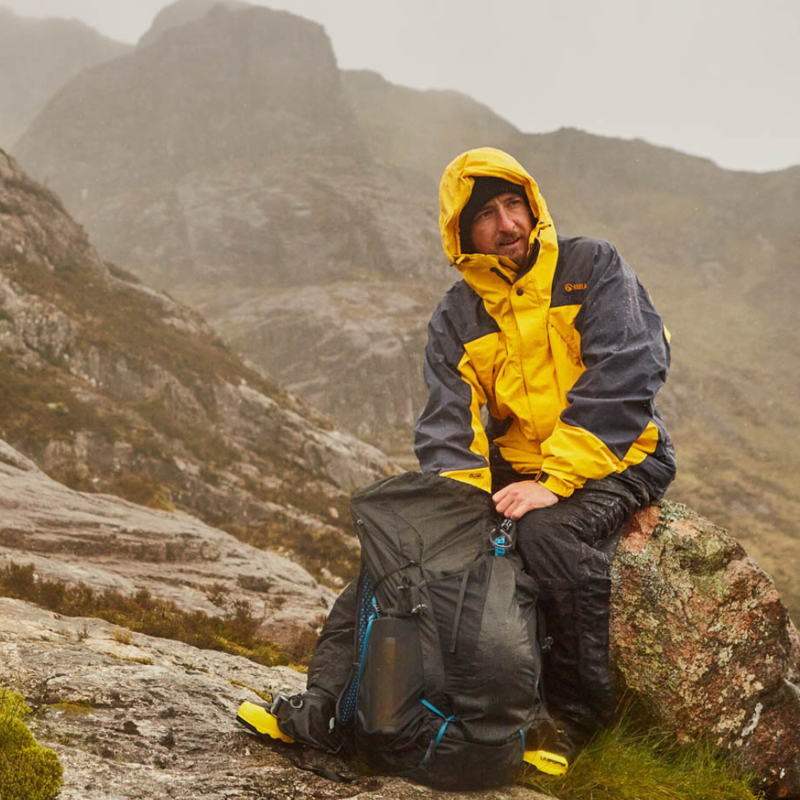 Keela Munro Waterproof Jacket Mens in Black-5