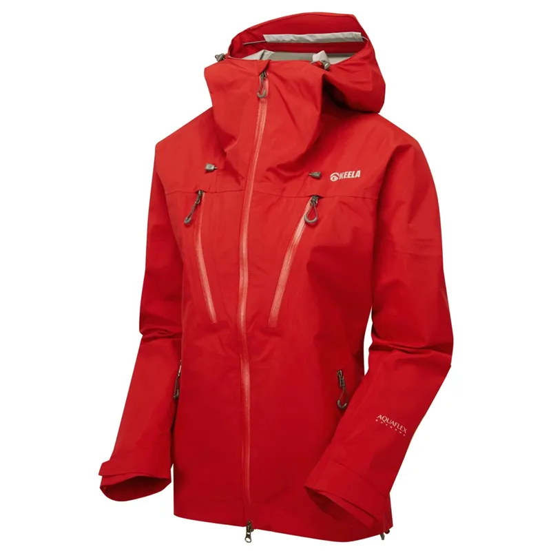 Keela Pinnacle Waterproof Jacket Women's in Rescue Red-1
